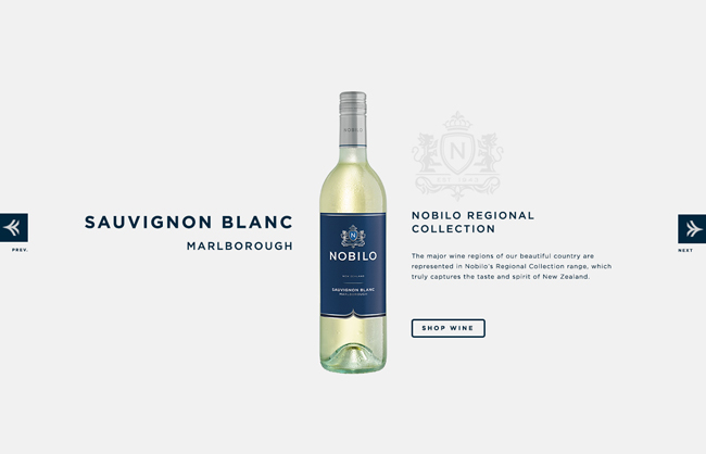 Nobilo Wines Website