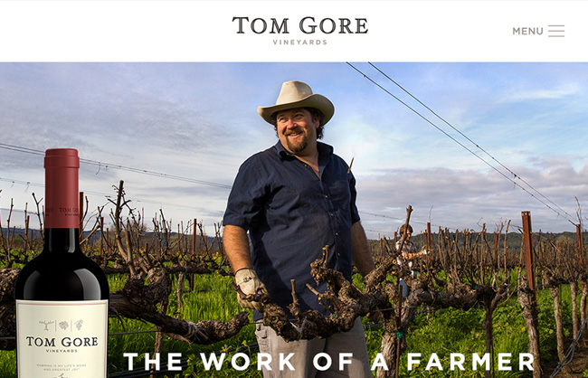 Tom Gore Vineyards Website